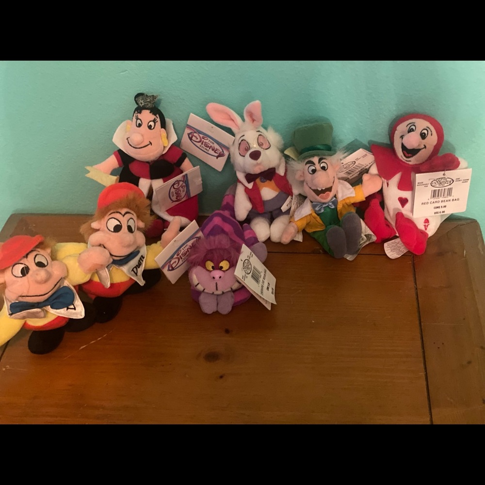 Alice in Wonderland Bean Bag Collection
